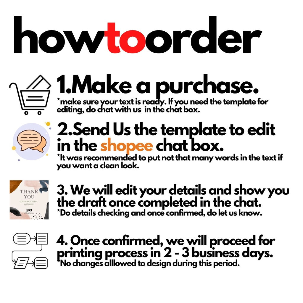 100-1000pcs Business Card or Thank you Card for Business owner SR 01