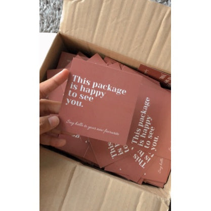 260 GSM 100-1000pcs Custom size print , A7 , A6 double sided thank you / square business card / Name card printing