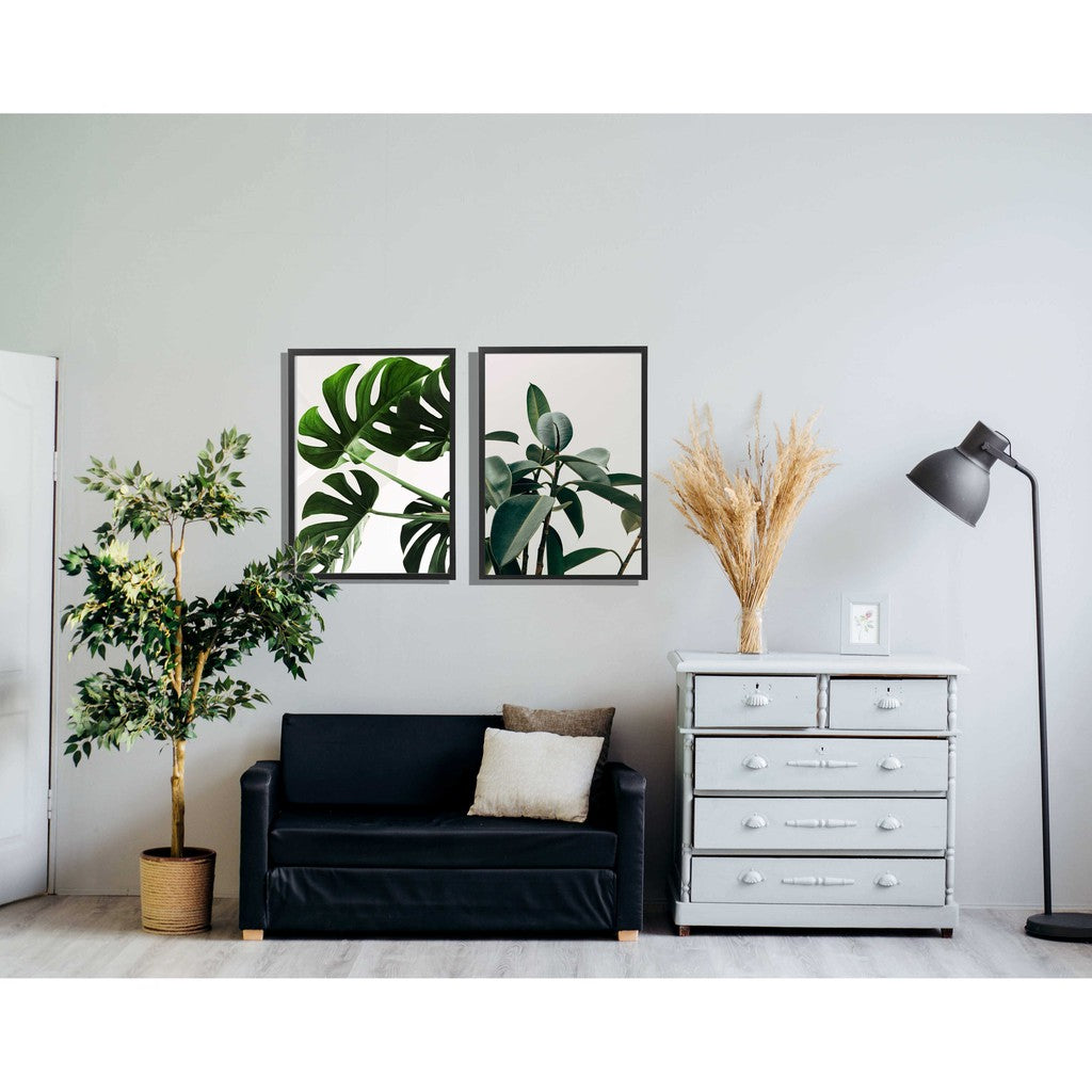 Ikea fiskbo wall deco 50 x 70cm including minimalist modern alam cetak picture frame leaf design