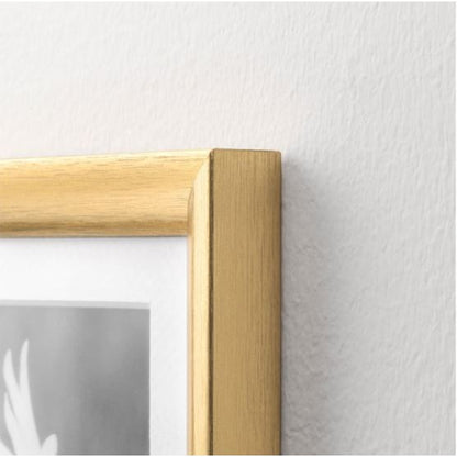 [Including Custom Photo Print Option] 21 x 30cm size A4  Ikea Gold Photo Frame Silverhojden