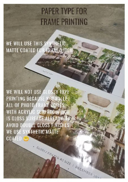 [Including Custom Photo Print Option] 40 x 50cm Ikea Frame Knoppang