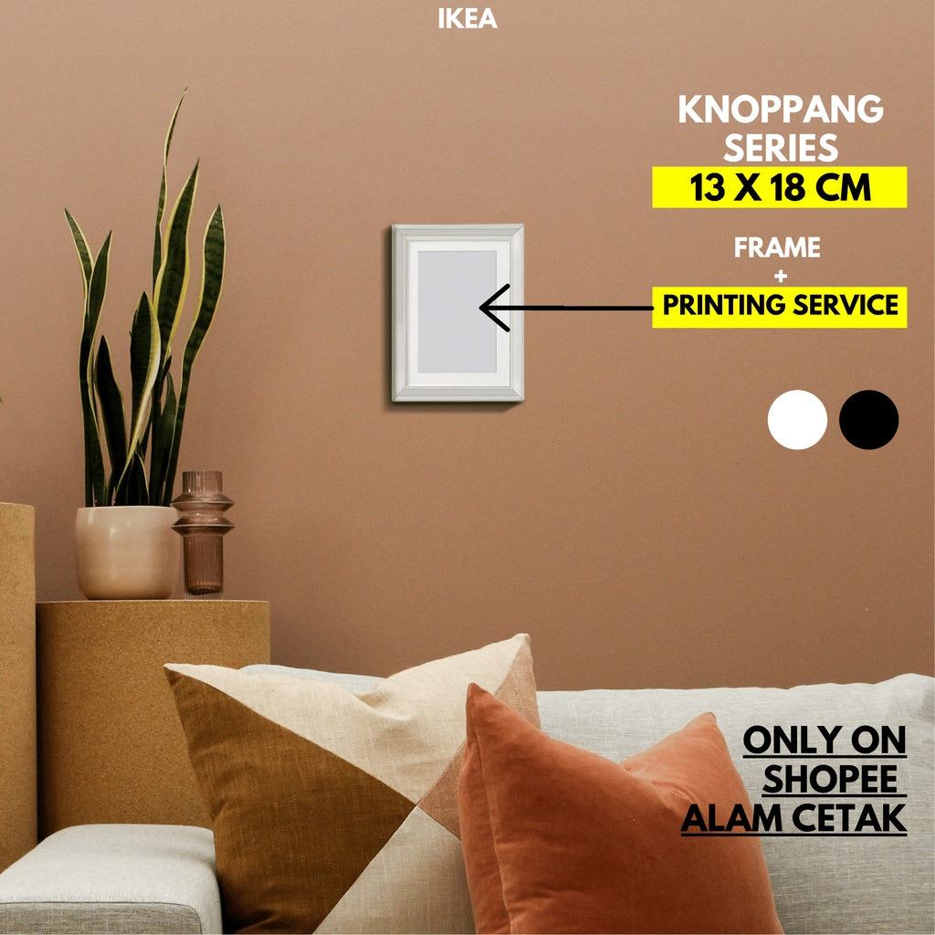 [Including Custom Photo Print Option] 13 x 18cm Ikea Frame Knoppang ...